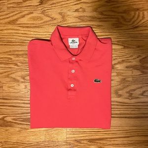 Salmon Lacoste polo - 5